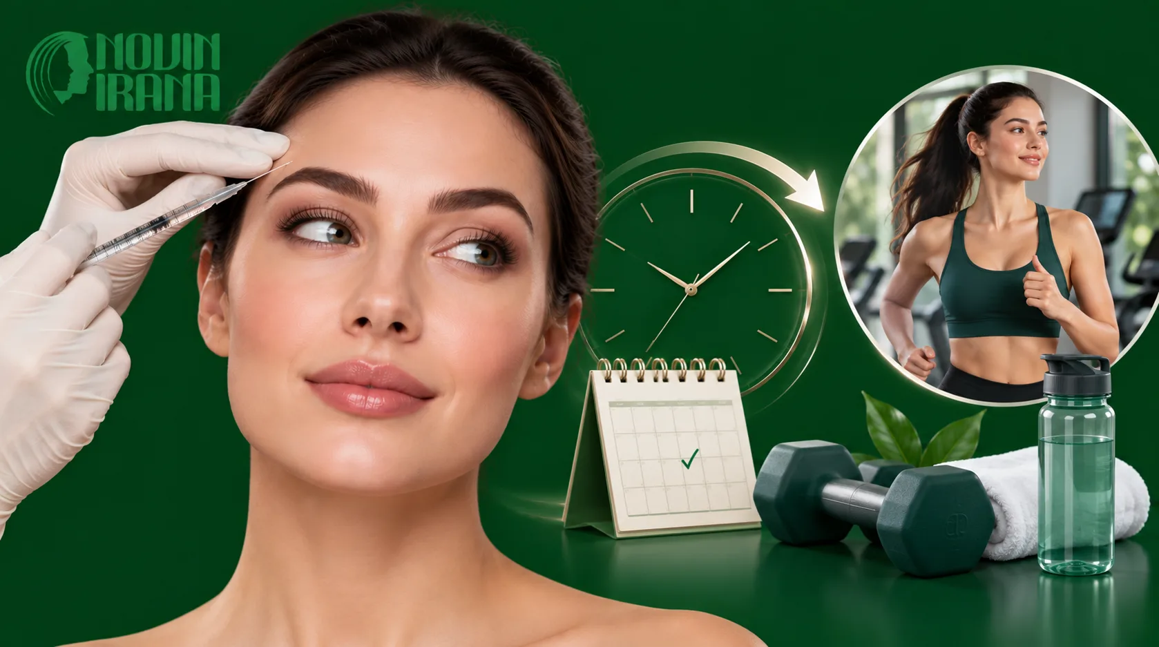 چه زمانی بعد از تزریق بوتاکس میتوان ورزش کرد؟